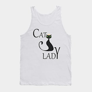 Crazy Cat lady, Funny shirt for mom, girlfriend, sister, cat lovers. Tank Top